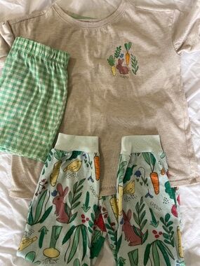 Cat & Jack Target Easter/Rabbit pj set